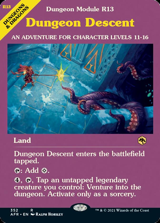 Dungeon Descent Dungeon Module Dungeons Dragons Adventures in th