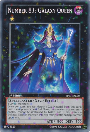 Number 83: Galaxy Queen [SP13-EN028] Starfoil Rare